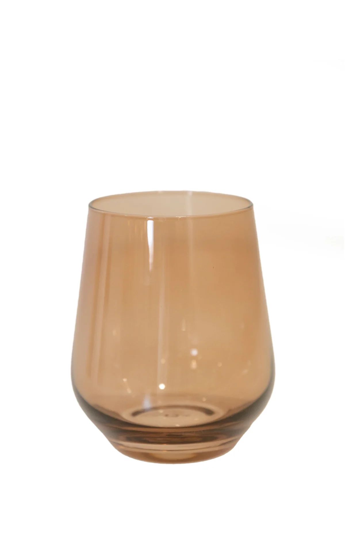 Wine Stemless, Set of 6 Amber Smoke | Over The Moon