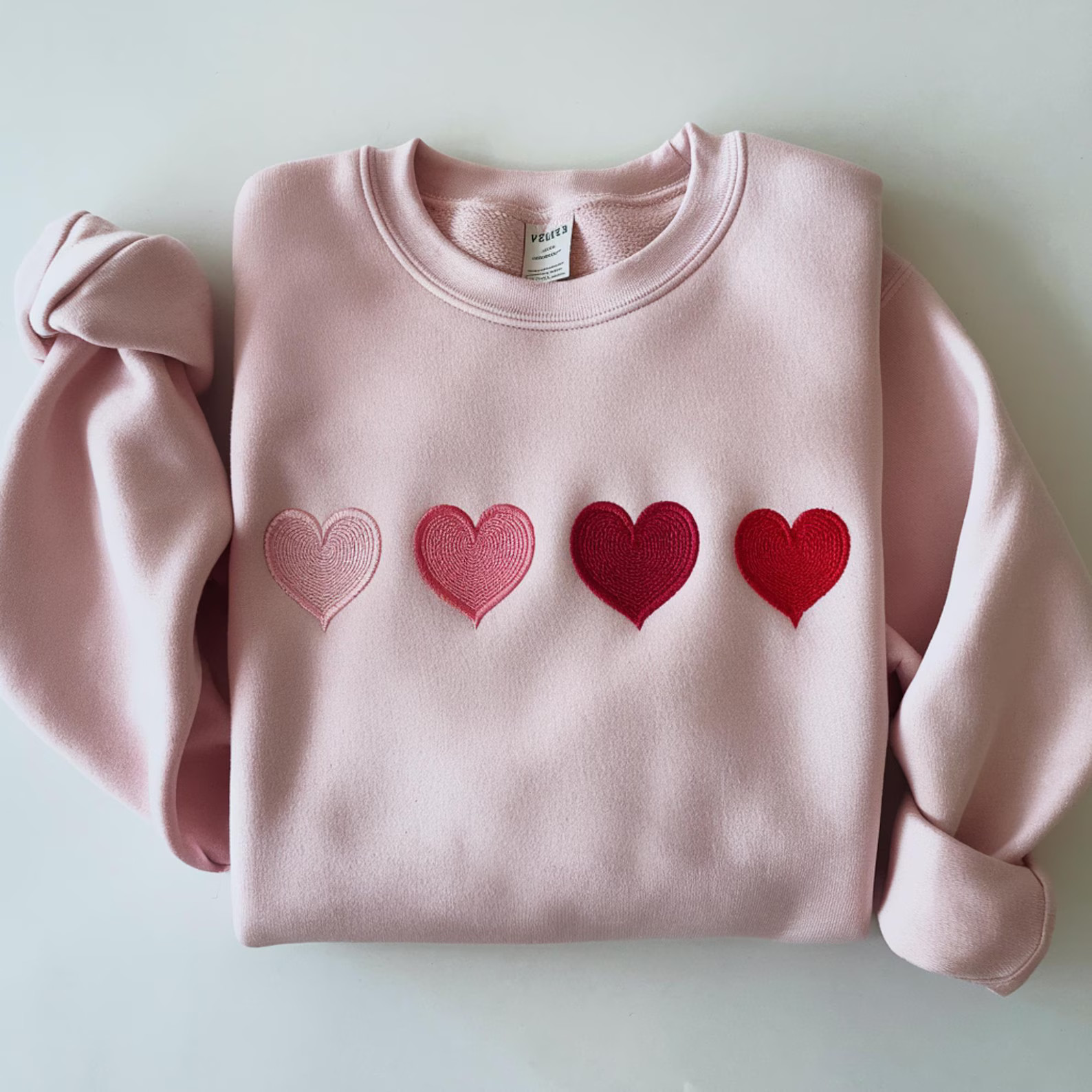 Embroidered Valentine Heart Sweatshirt, Cute Valentine Sweatshirts, Valentine Sweatshirts, Vintag... | Etsy (US)