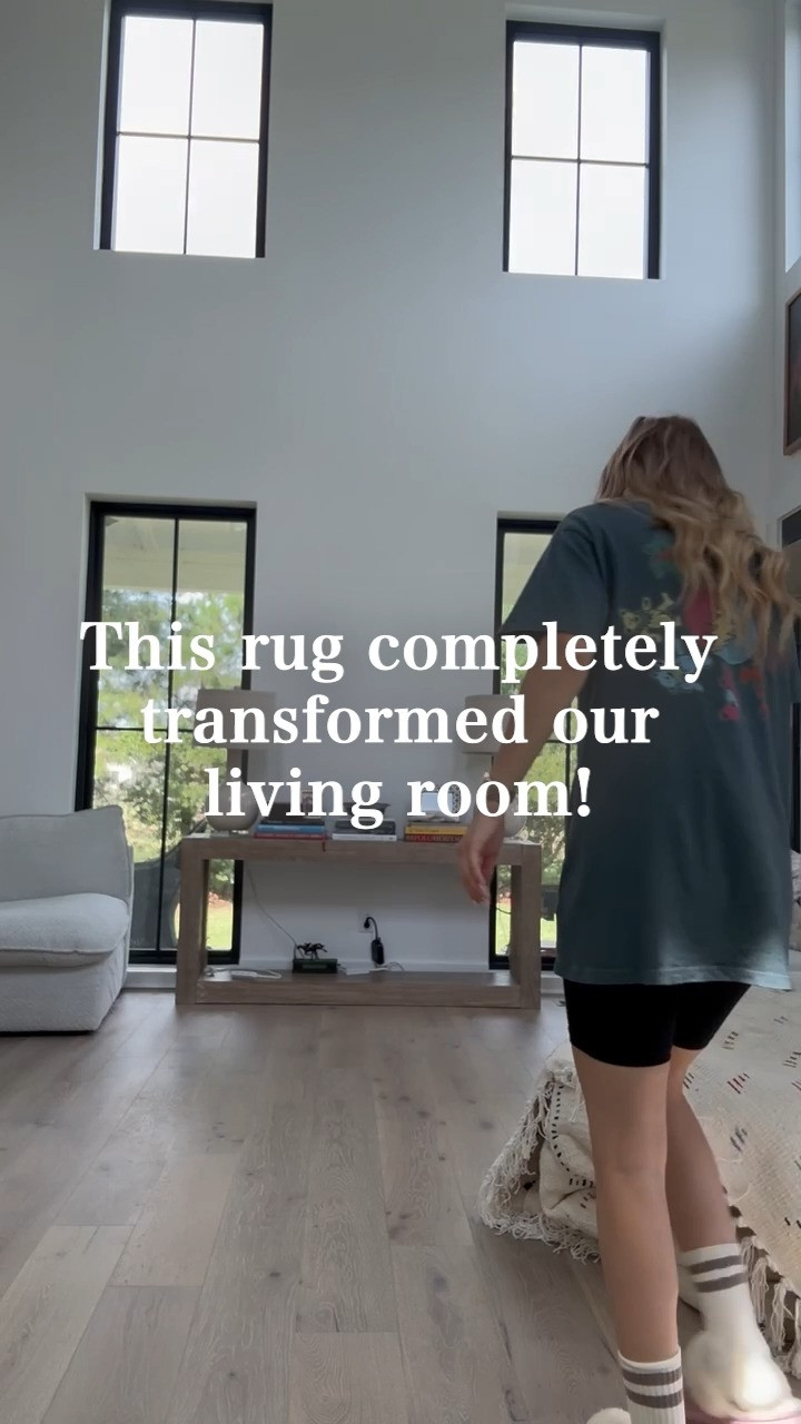 Watch this rug transform our living room! 

 #LTKGiftGuide #LTKdayinmylife #LTKHome