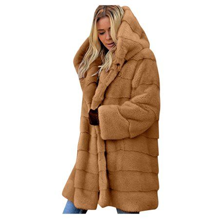 WZHKSN Womens Basic Peacoat Camel Cardigan Xl | Walmart (US)