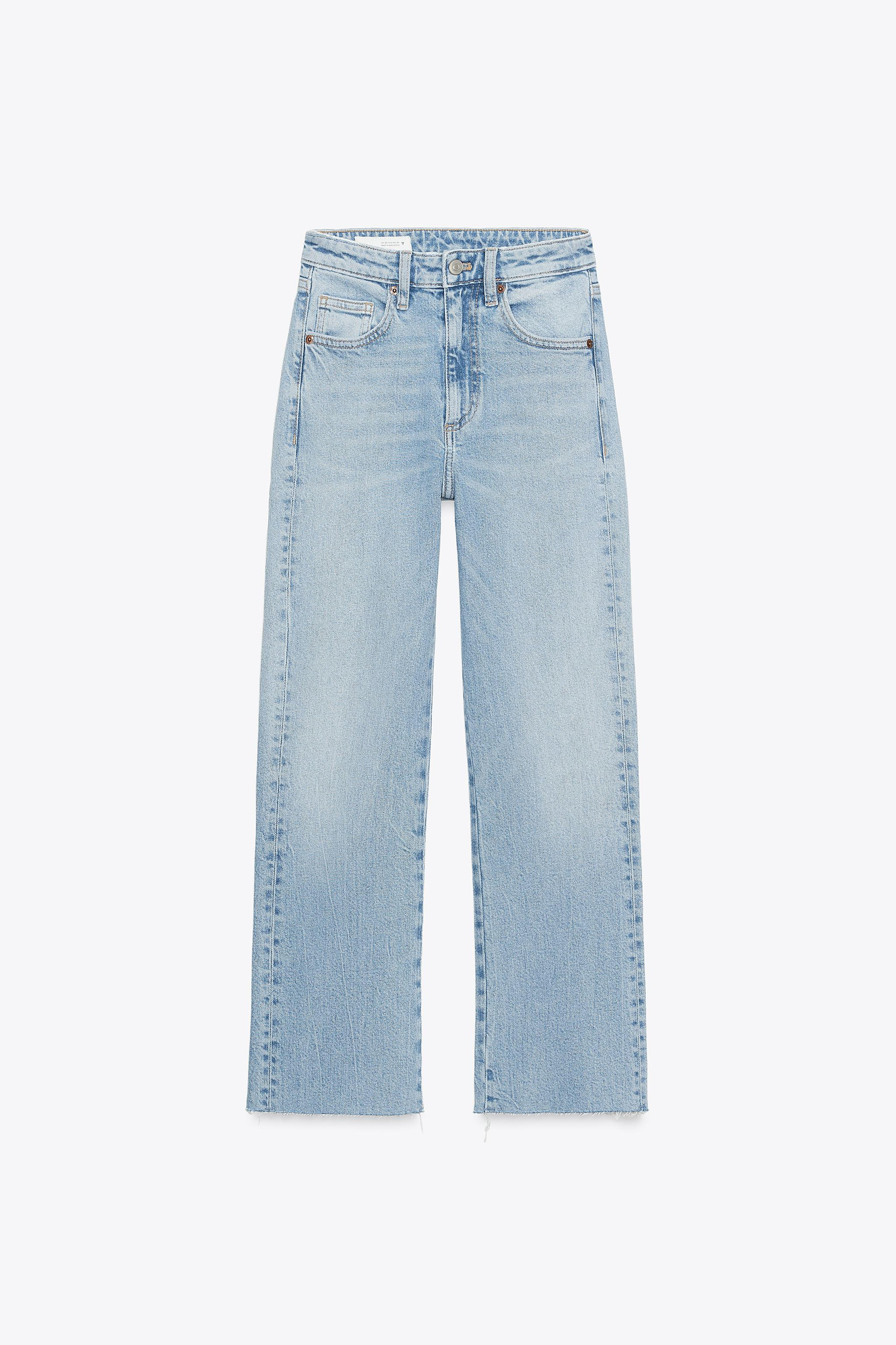 TRF CROPPED FLARE HIGH-WAIST JEANS | Zara AU