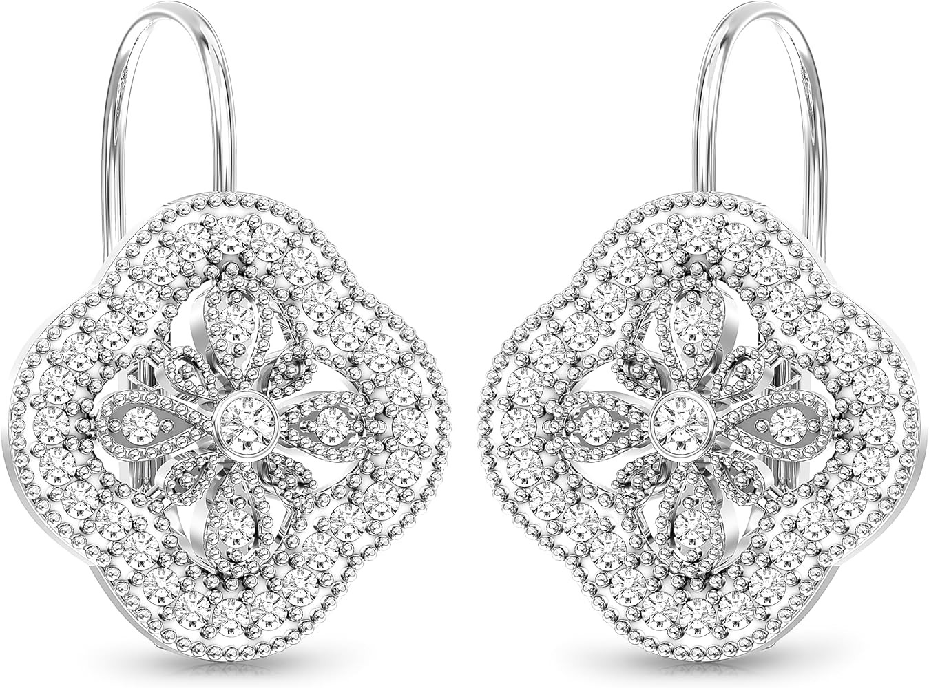 LeCalla 925 Sterling Silver Leverback Drop Earrings Lightweight Bohemia Teardrop Drop Dangle Earr... | Amazon (US)