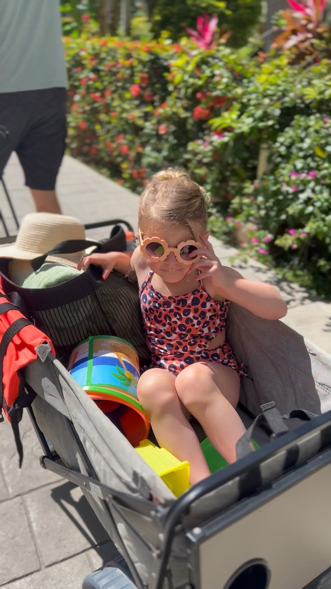 We’re having a cheetah moment! We brought not one, but two, cheetah swimsuits from Target to Mexico with us! 🇲🇽 HURRY! Currently 20% off