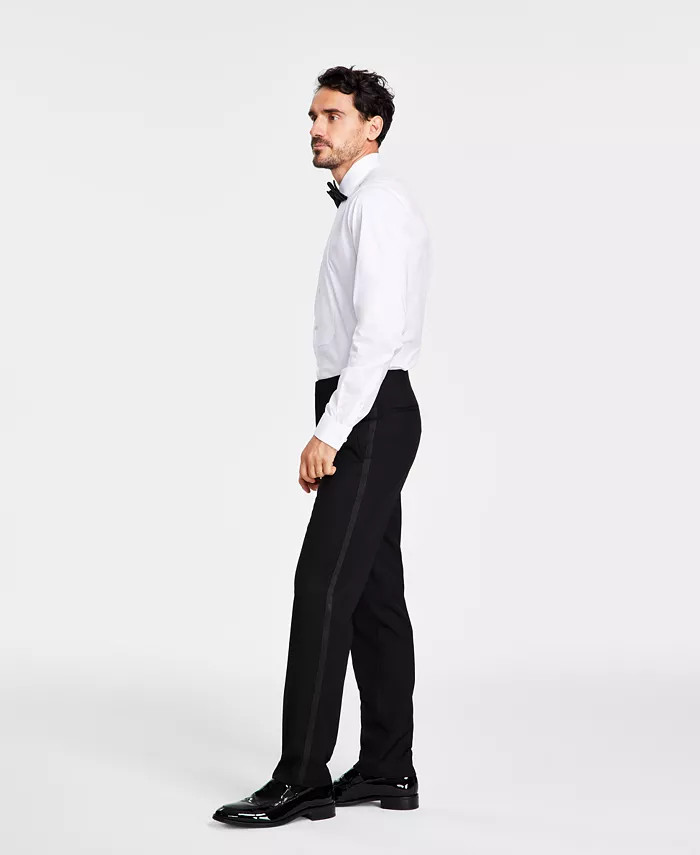 Men's Slim-Fit Stretch Black Tuxedo Pants, Created for Macy's | Macy's