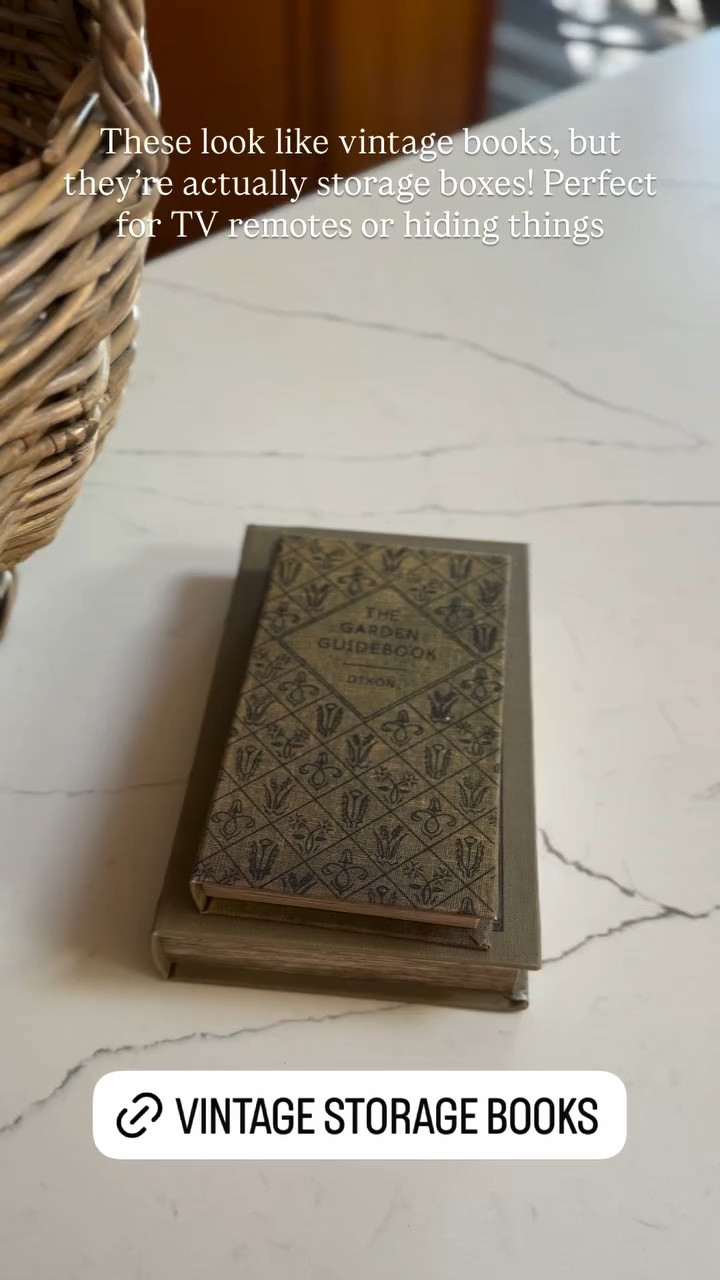 These faux books are perfect for storage. They look so real!

#LTKHome