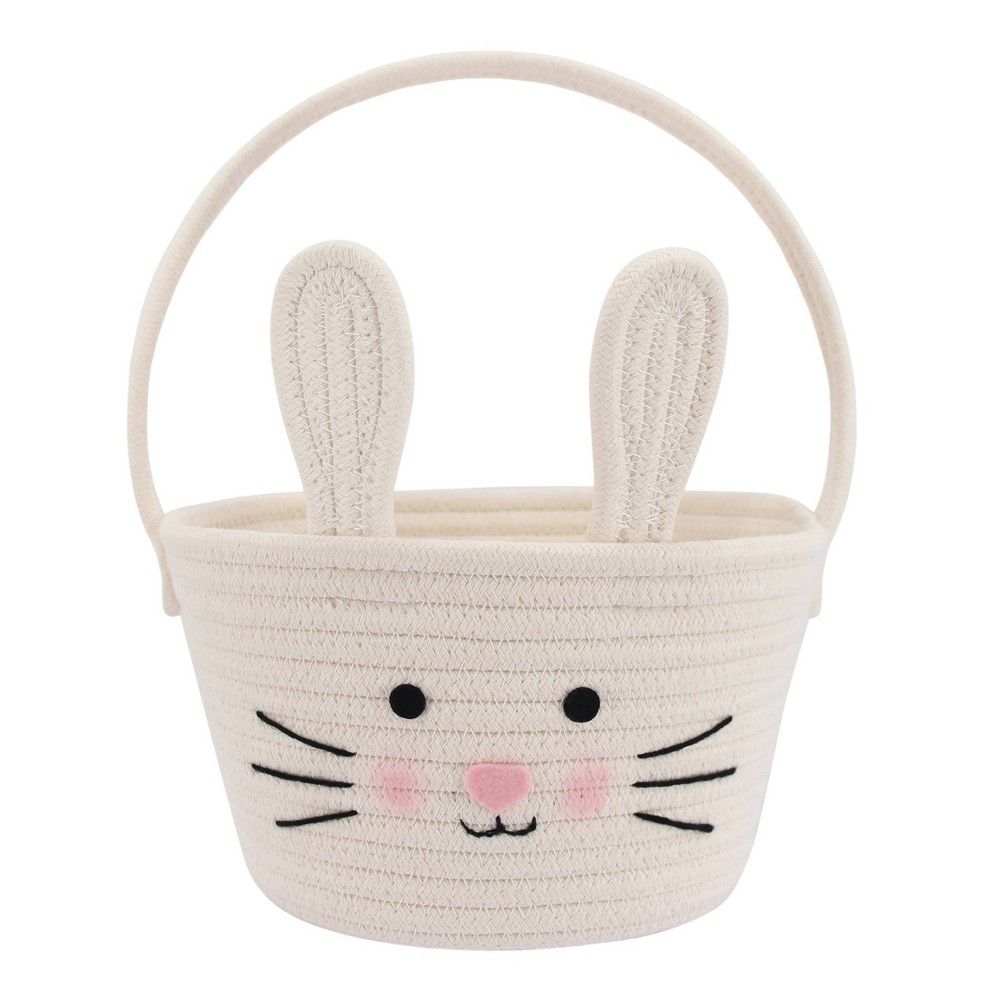 Circular Rope Decorative Easter Basket Bunny - Spritz | Target