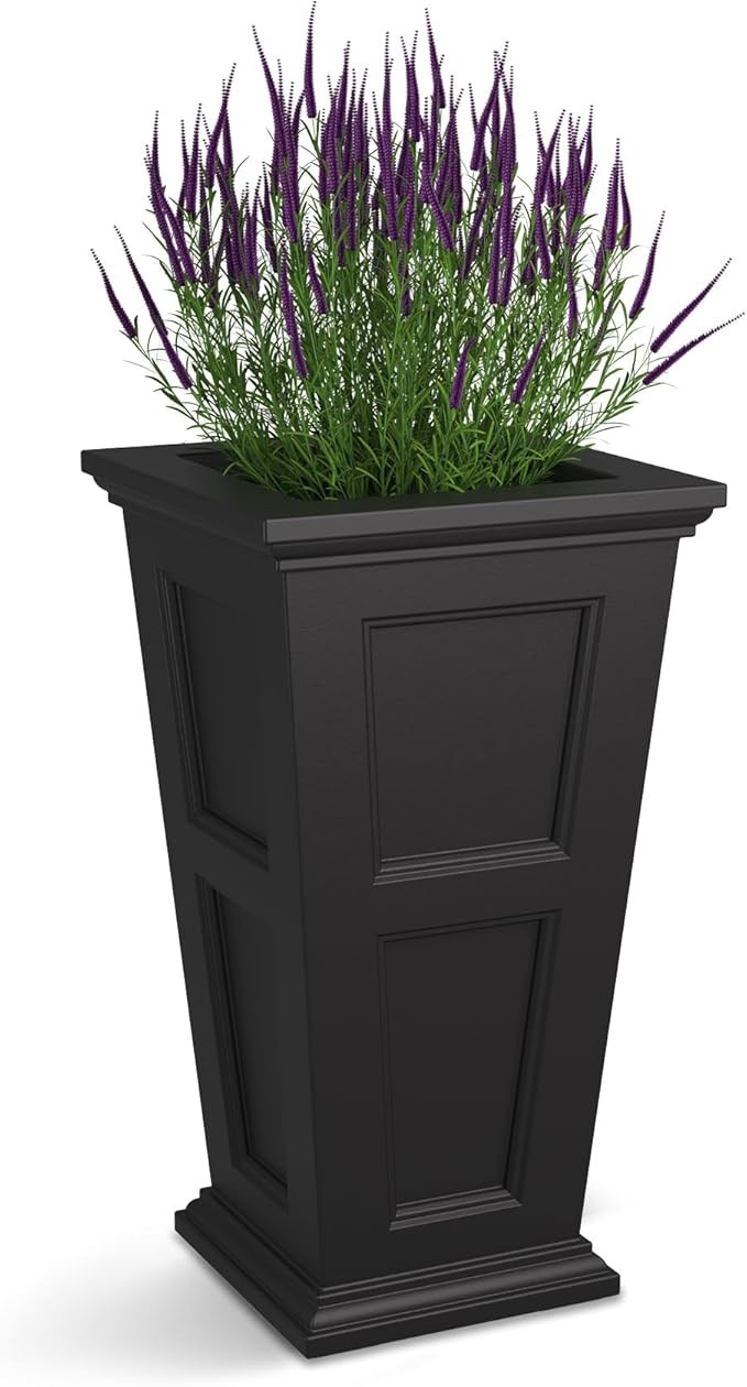 Mayne Fairfield 28-Inch Tall Planter – Self-Watering, Weather-Resistant Planter for Flowers –... | Amazon (US)
