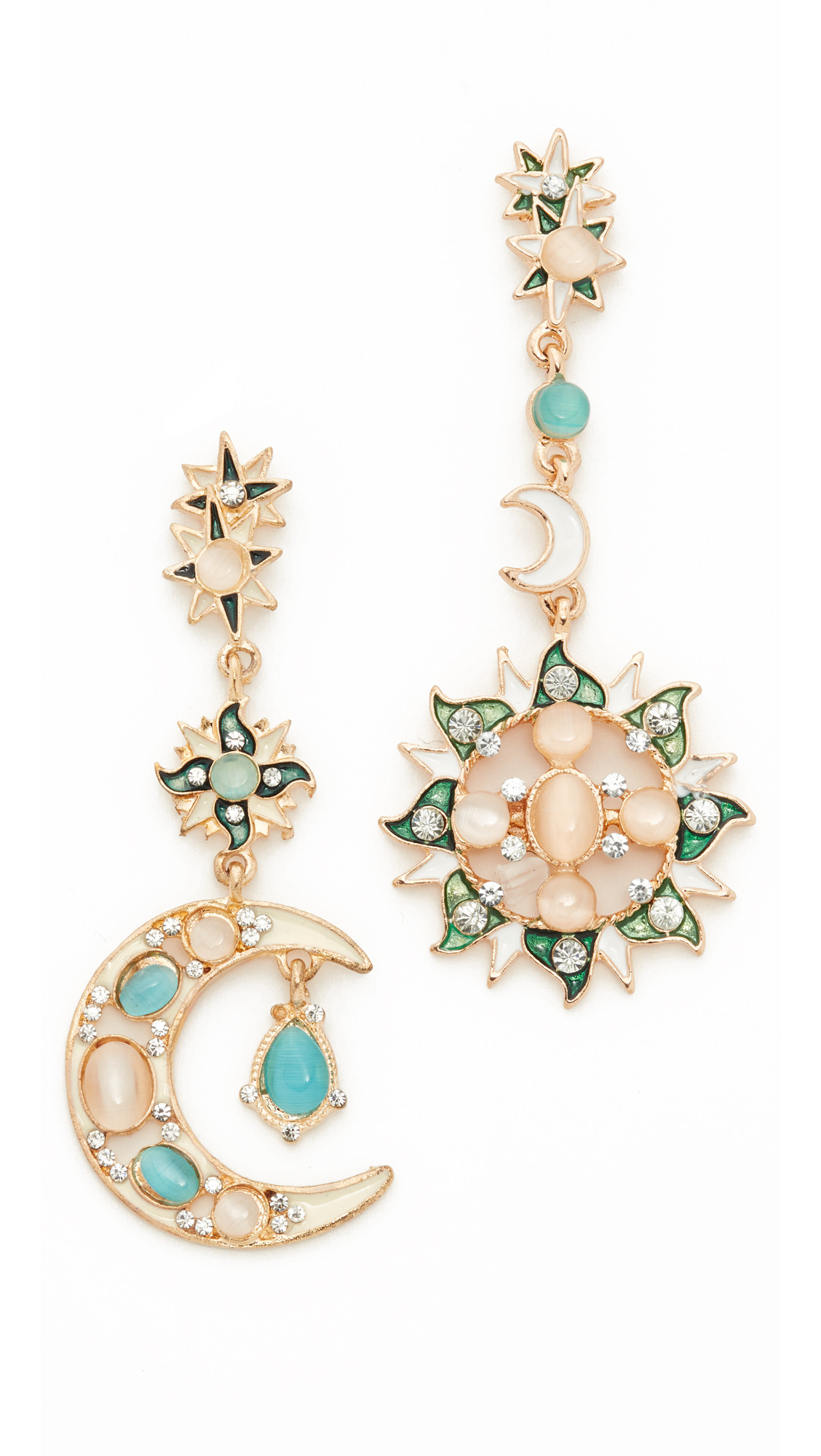 Shashi Moon Star Earrings | Shopbop