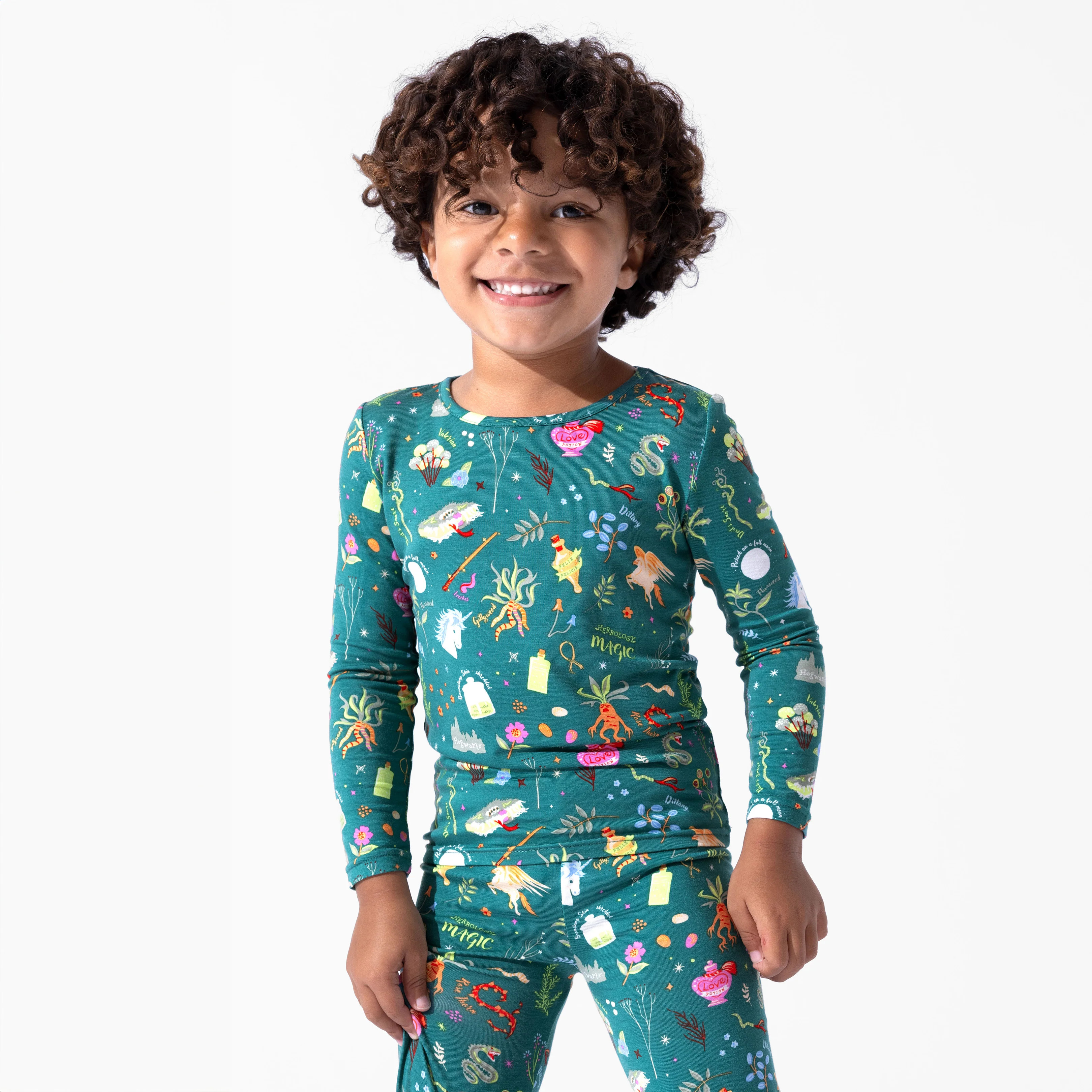 Mandrake's Potions & Herbs Bamboo Kids Pajamas | Bellabu Bear