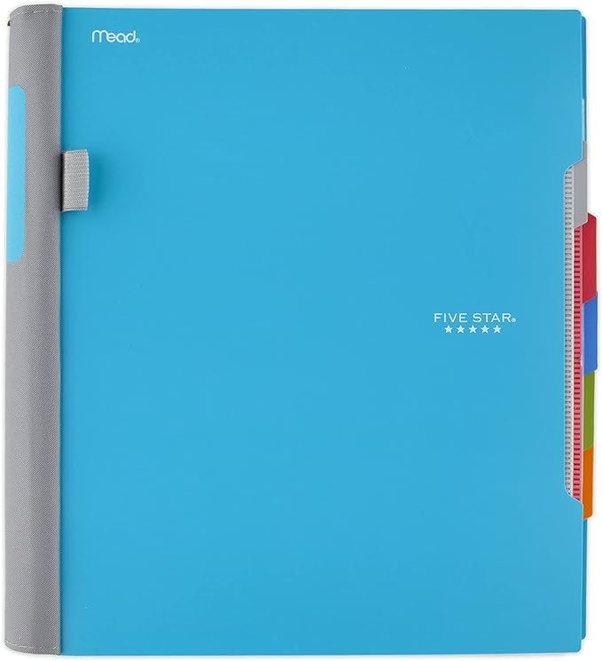 Five Star Advance Spiral Notebook, 5 Subject, College Ruled Paper, 200 Sheets, 11 x 8-1/2 inches,... | Amazon (US)