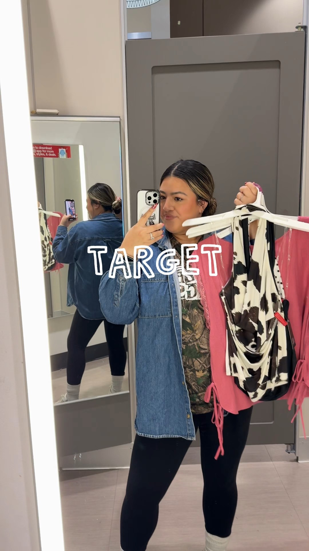 The cutest western top and $12 halter tops!!! #targettryon #target 

#LTKootd #LTKmomlife #LTKgrwm