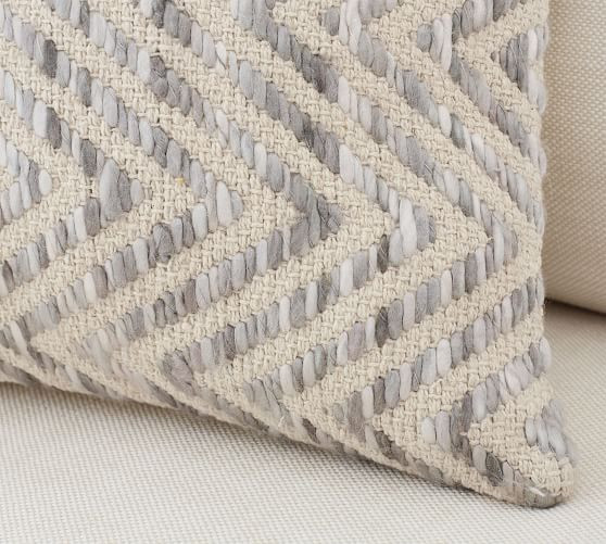 Ayden Textured Pillow Cover | Pottery Barn (US)