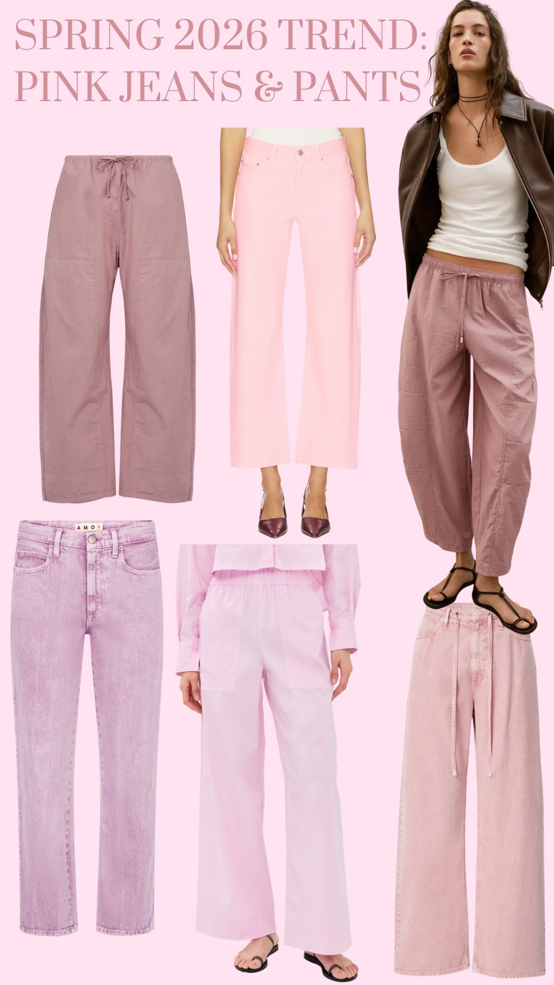 Spring 2026 Trend: Pink Jeans & Pants at Every Price

#LTKSeasonal #LTKgrwm