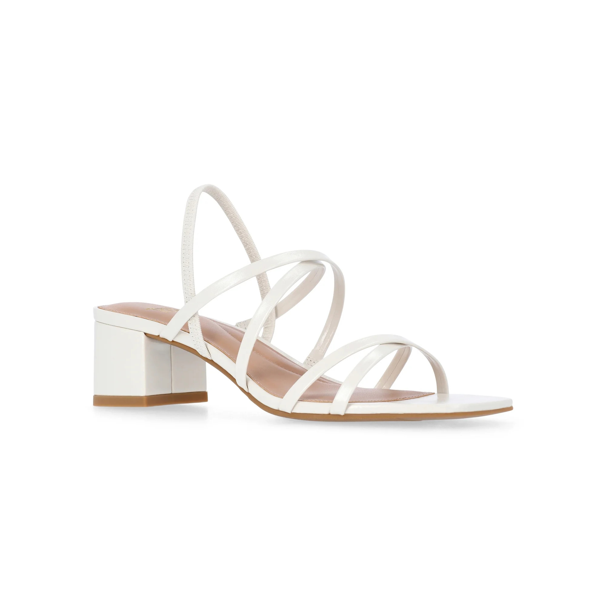 Time and Tru Women's Strappy Block Heel Sandals | Walmart (US)