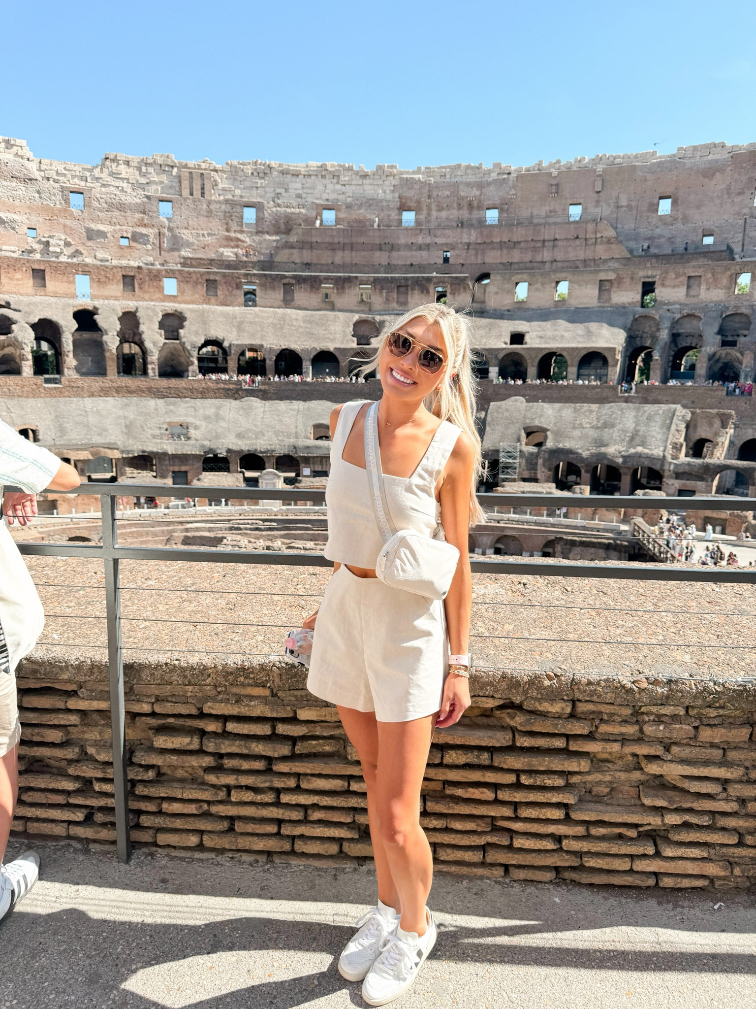 Exploring Rome!🤍✨🗺️ Perfect linen set for summer because it is lightweight and easy to wear for multiple occasions throughout the day! Great vacation outfit:) 

#LTKSeasonal #LTKTravel #LTKStyleTip
