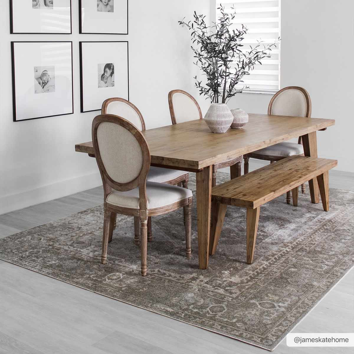 Gael Cream Washable Area Rug | Boutique Rugs