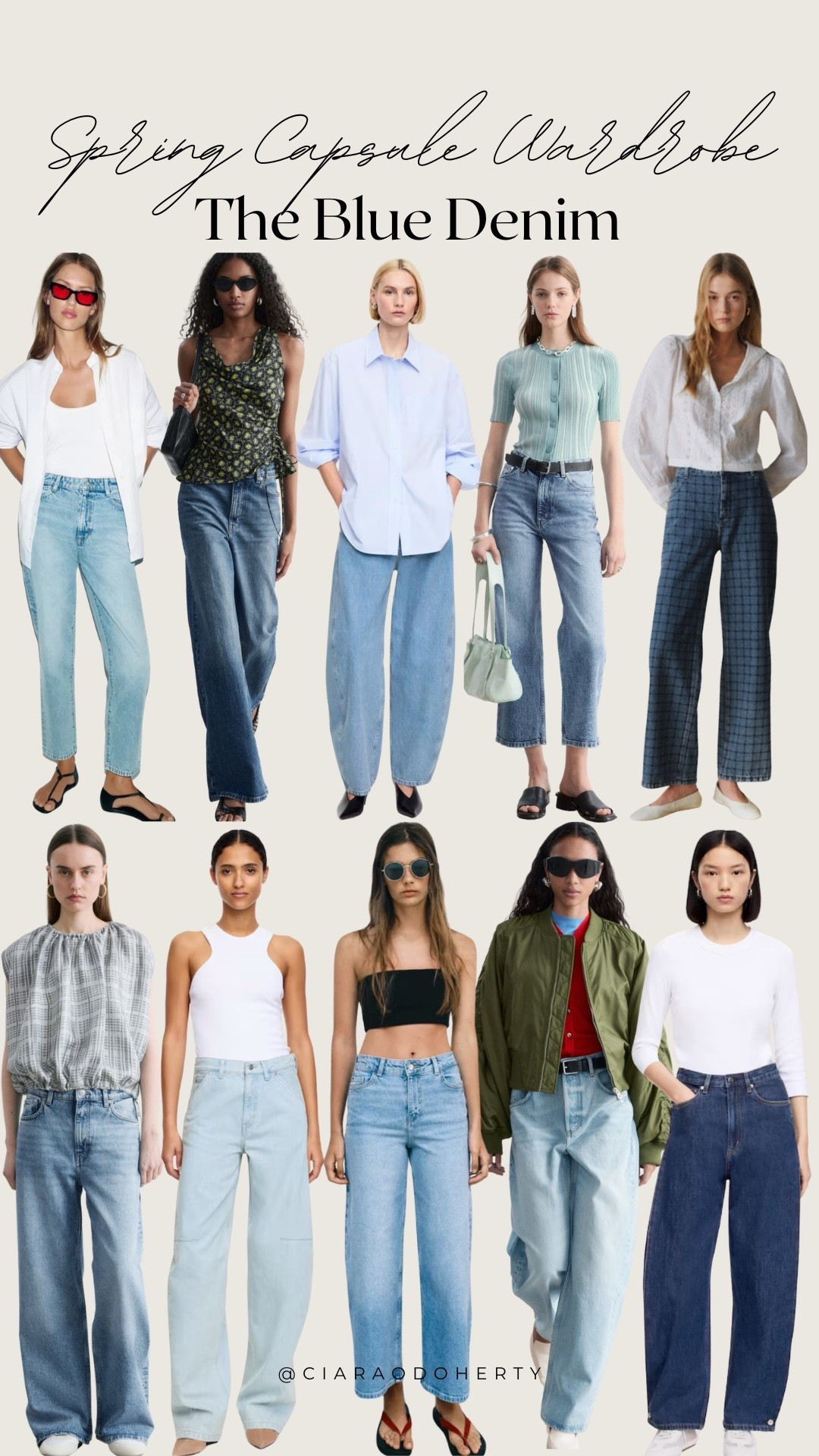 Spring Capsule Wardrobe: The Blue Denim

Next, Sezane, & other stories, m&s, h&m, arket, mango, cos, Zara, blue denim, jeans, asos, uniqlo, spring new in

#LTKireland #LTKeurope #LTKspring