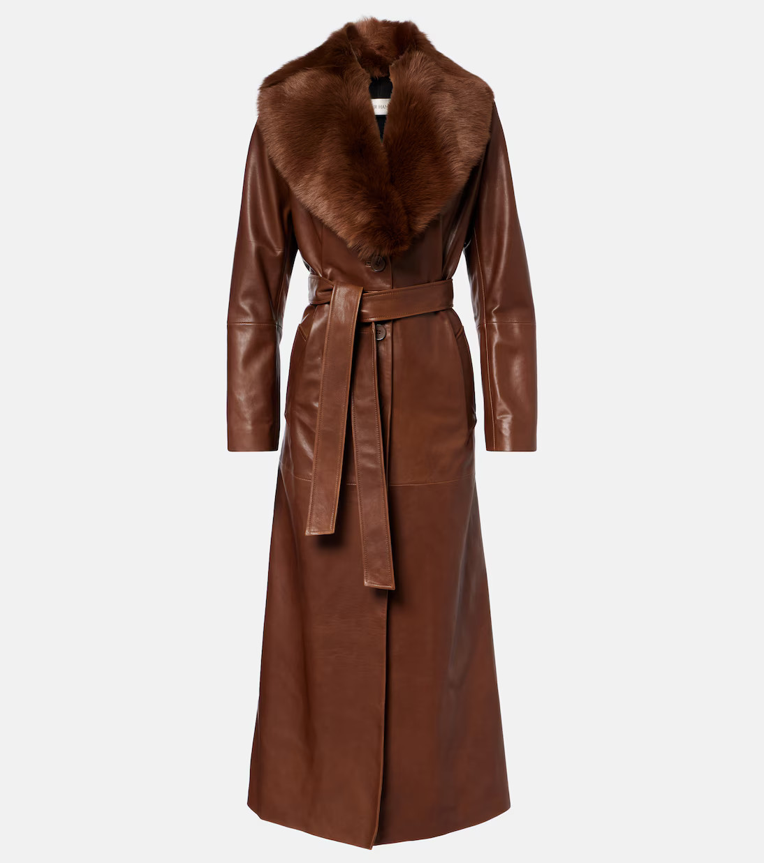 Dakota shearling-trimmed leather coat | Mytheresa (US/CA)