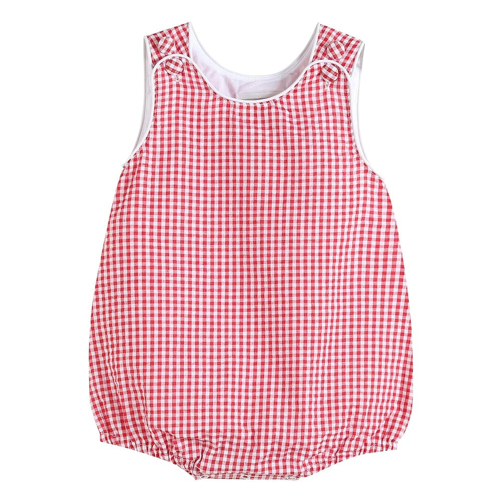 Baby & Toddler Boys and Girls Seersucker or Gingham One-Piece Bubble Romper | Amazon (US)