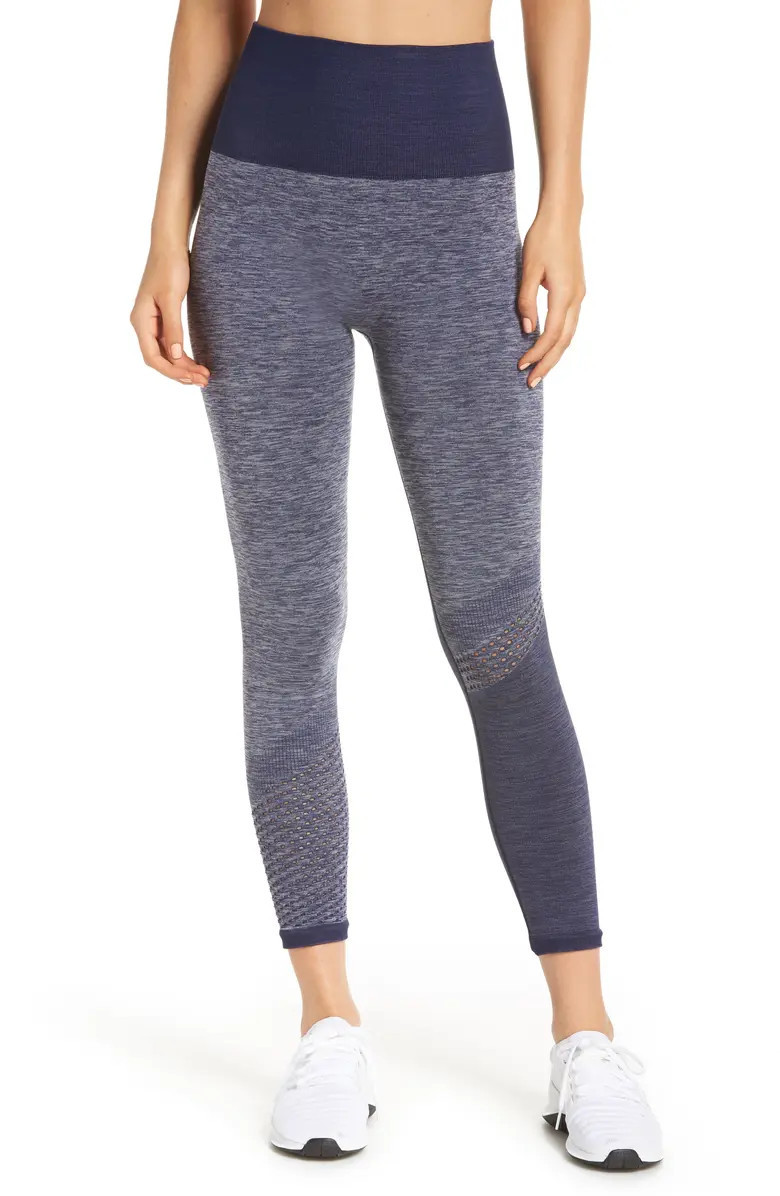 Zella Victory High Waist Seamless Crop Leggings | Nordstrom