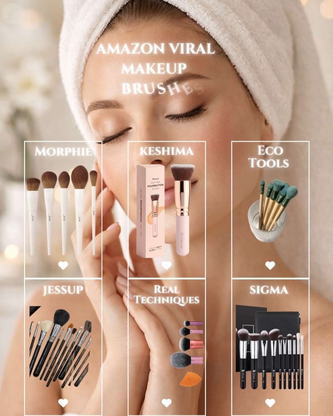 AMAZON MAKEUP BRUSH MUST-HAVES (All Price Points)
Beginner • Pro • Luxury

Good makeup starts with good brushes. I rounded up some of the viral makeup brushes people keep buying on @Amazon, from affordable sets to pro-quality tools that help your makeup blend smoother and last longer.

These are popular for a reason better blending, better coverage, and a more finished look without needing expensive products.

If you need new brushes, it’s a good idea to grab them early before sales events and seasonal rushes, because the top-rated ones sell out fast.

You can shop all of these through my LTK / Amazon links.

Save this post for your next makeup restock.

#amazonbeauty #amazonfinds #makeupbrushes #viralbeauty #makeuptools #ltkbeauty #beautyfinds #makeupessentials #drugstorebeauty #luxurybeauty #beautyroutine #makeuplover #amazondeals #ltkcreator #beautytips 

 

#LTKSaleAlert #LTKBeauty #LTKmorningroutine