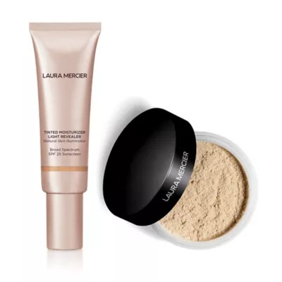 Light Revealer Natural Skin Illuminator and Translucent Loose Setting Powder Set | Laura Mercier