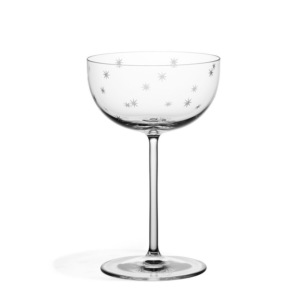 Richard Brendon Star-Cut Coupe Glasses, Set of 2 | goop | goop