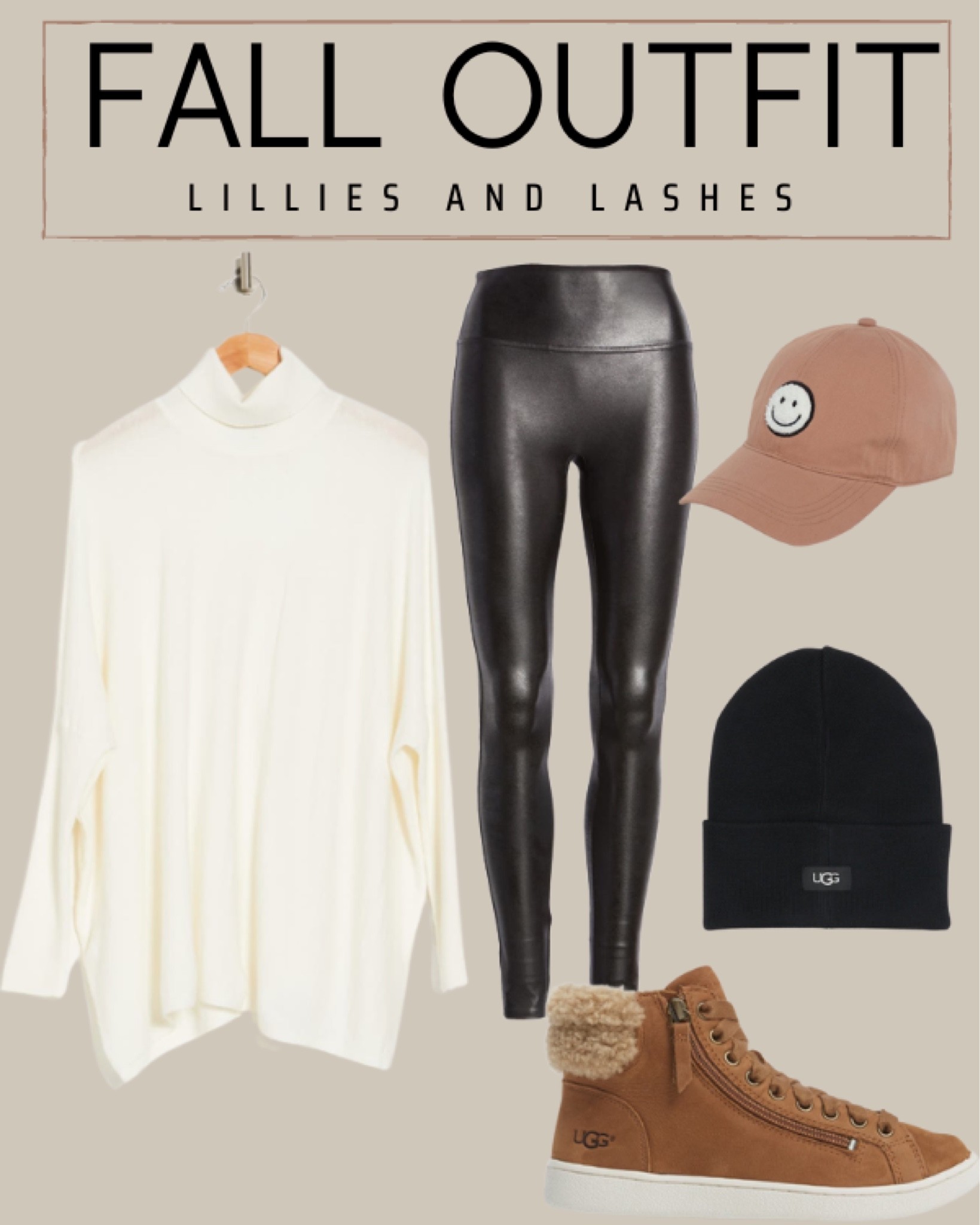 Fall outfit idea

Spanx faux leather leggings , smiley face hat, Ugg, Ugg beanie, sneaker shoe, tunic turtleneck, Nordstrom

#LTKSeasonal #LTKshoecrush #LTKunder100