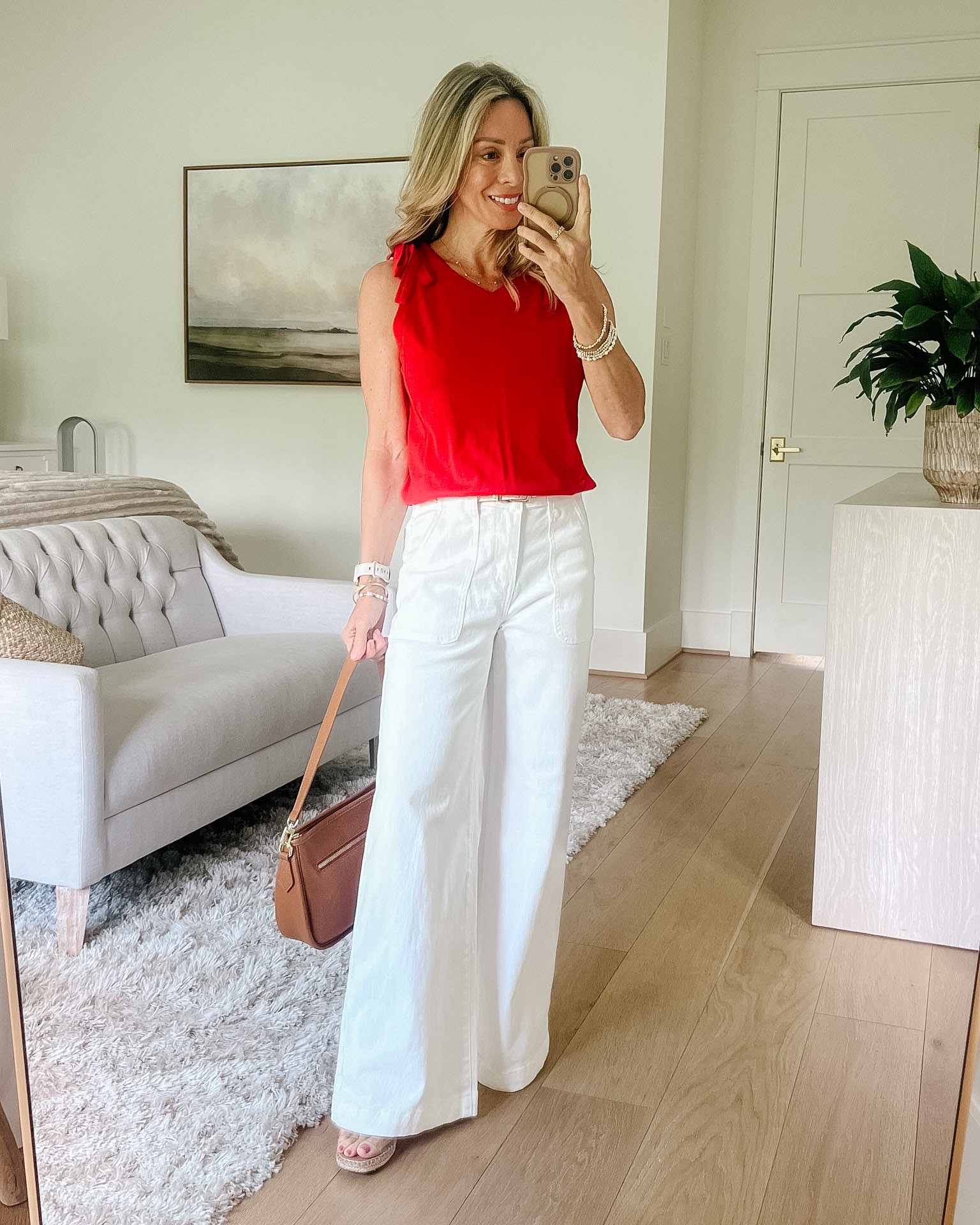 Love simple tops that have a little detail
like these shoulder ties, so cute! 

Top Fit: I’m wearing an XS 

Jeans Fit: I’m wearing a size 2

#LTKgrwm #LTKOver40 #LTKmomlife
