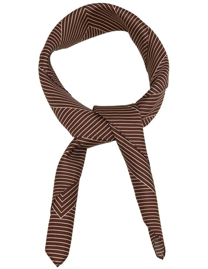 Oxford Bella Silk Scarf in Chocolate Dark Brown One Size | Myer
