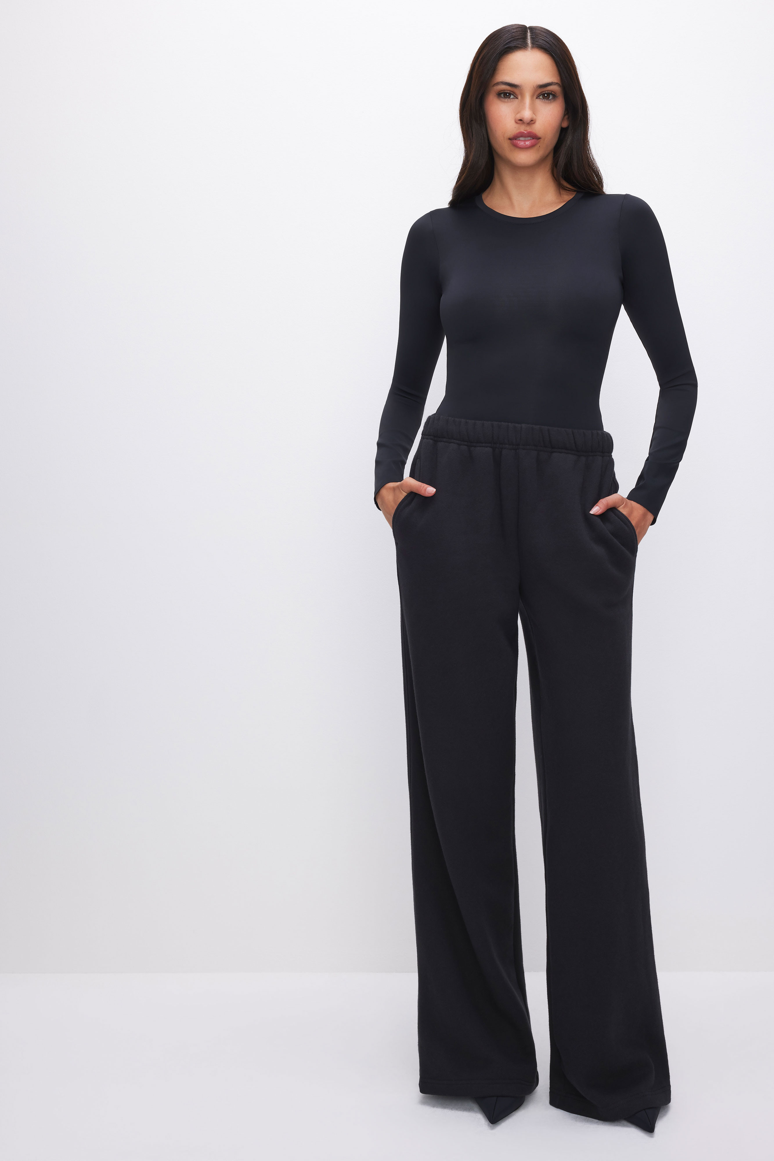 SCUBA CREWNECK BODYSUIT | Good American