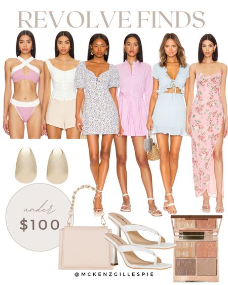 Revolve finds I am loving for spring! All of these adorable dresses, the white free people top, pink bikini top, and accessories are all under $100! 

#LTKstyletip #LTKfindsunder100 #LTKSeasonal
