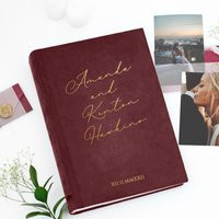 Slip in Photo Album For 300 4x6 Photos, Personalized Wedding With Sleeves, Large Velvet Hand Made in Europe | Etsy (US)