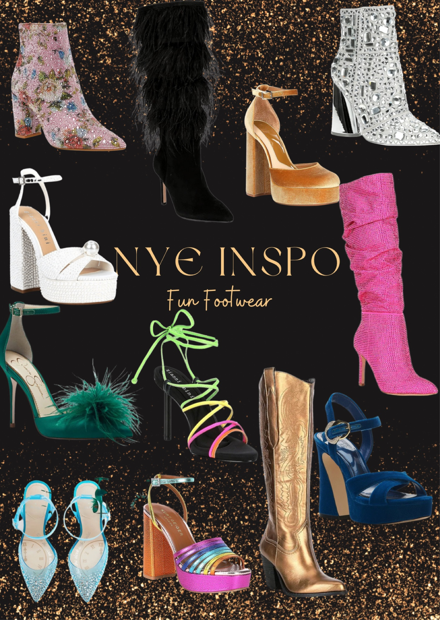 NYE outfit fun footwear 

#LTKHoliday #LTKSeasonal #LTKshoecrush