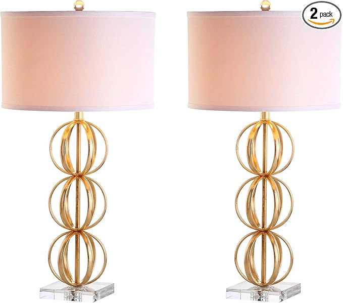 SAFAVIEH Lighting Collection Annistyn Brass Gold 29-inch Bedroom Living Room Home Office Desk Nig... | Amazon (US)