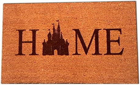 Castle Home Laser Engraved Coir Fiber Doormat 30” x 18” | Amazon (US)