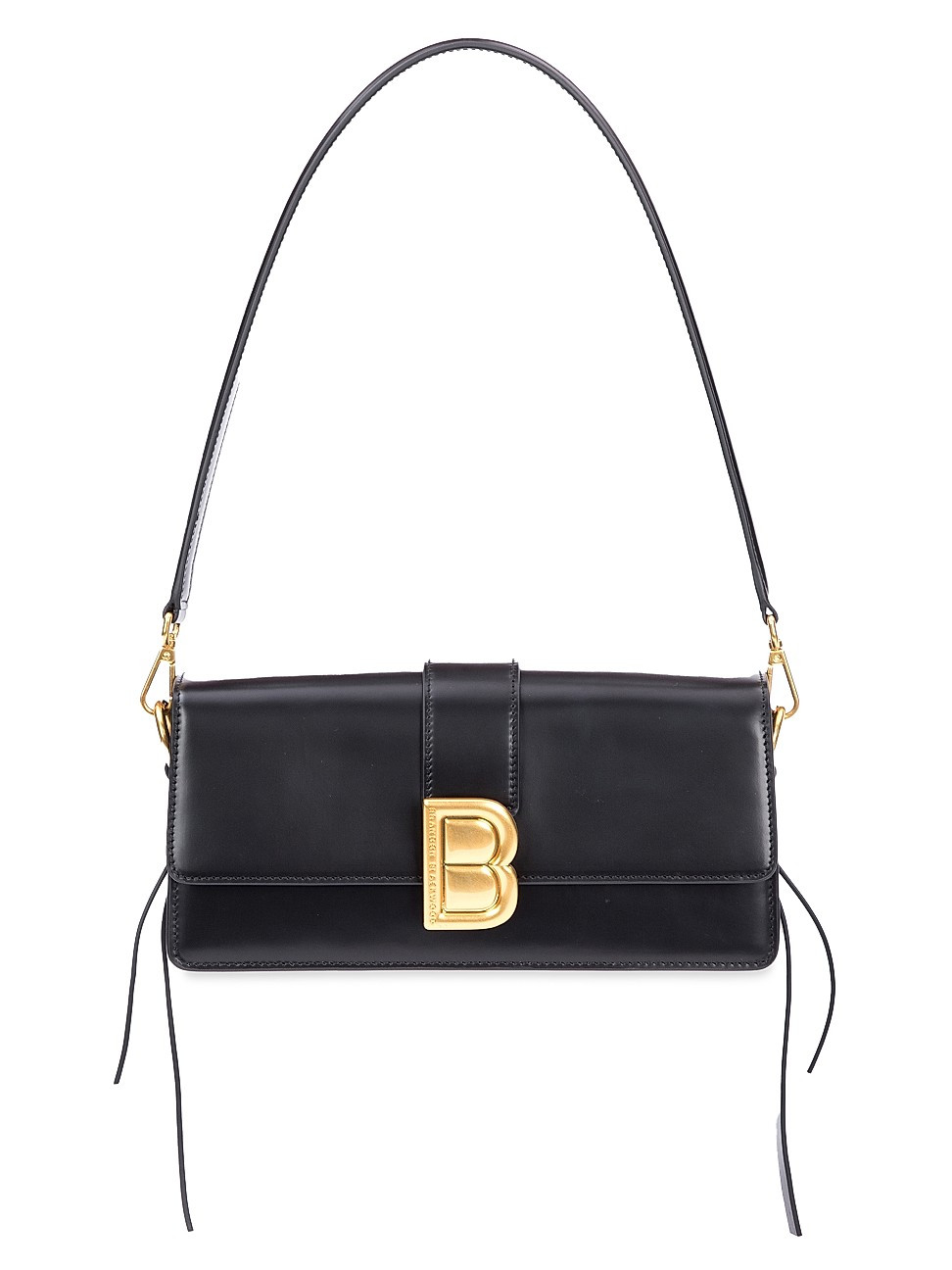 Women's Nia Leather Shoulder Bag - Black - Black | Saks Fifth Avenue