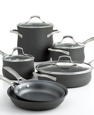 Calphalon Unison Nonstick 10 Piece Cookware Set | Macys (US)