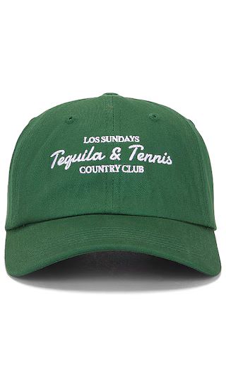 The Tequila & Tennis Country Club Dad Cap in Green | Revolve Clothing (Global)