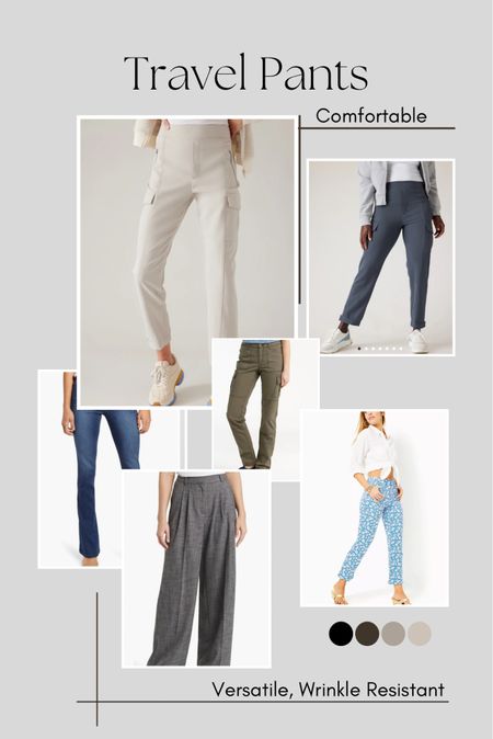 Looking for a comfortable, versatile, wrinkle resistant pair of travel pants? Look no farther than these great pieces! Travel Outfit. Resort Wear. Jeans 

#LTKstyletip #LTKmidsize #LTKtravel
