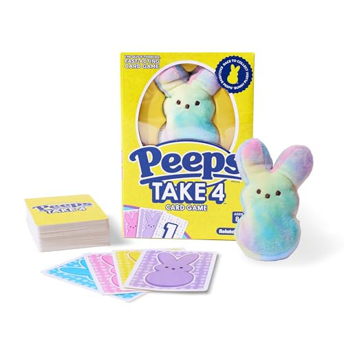 Peeps® Take 4 by Relatable – Fast, Cute Family Card Game with Exclusive Peeps® Bunny Plush, Fun Easter Game for Kids Ages 8+, Family Game Night, and Easter Basket Stuffers | Amazon (US)