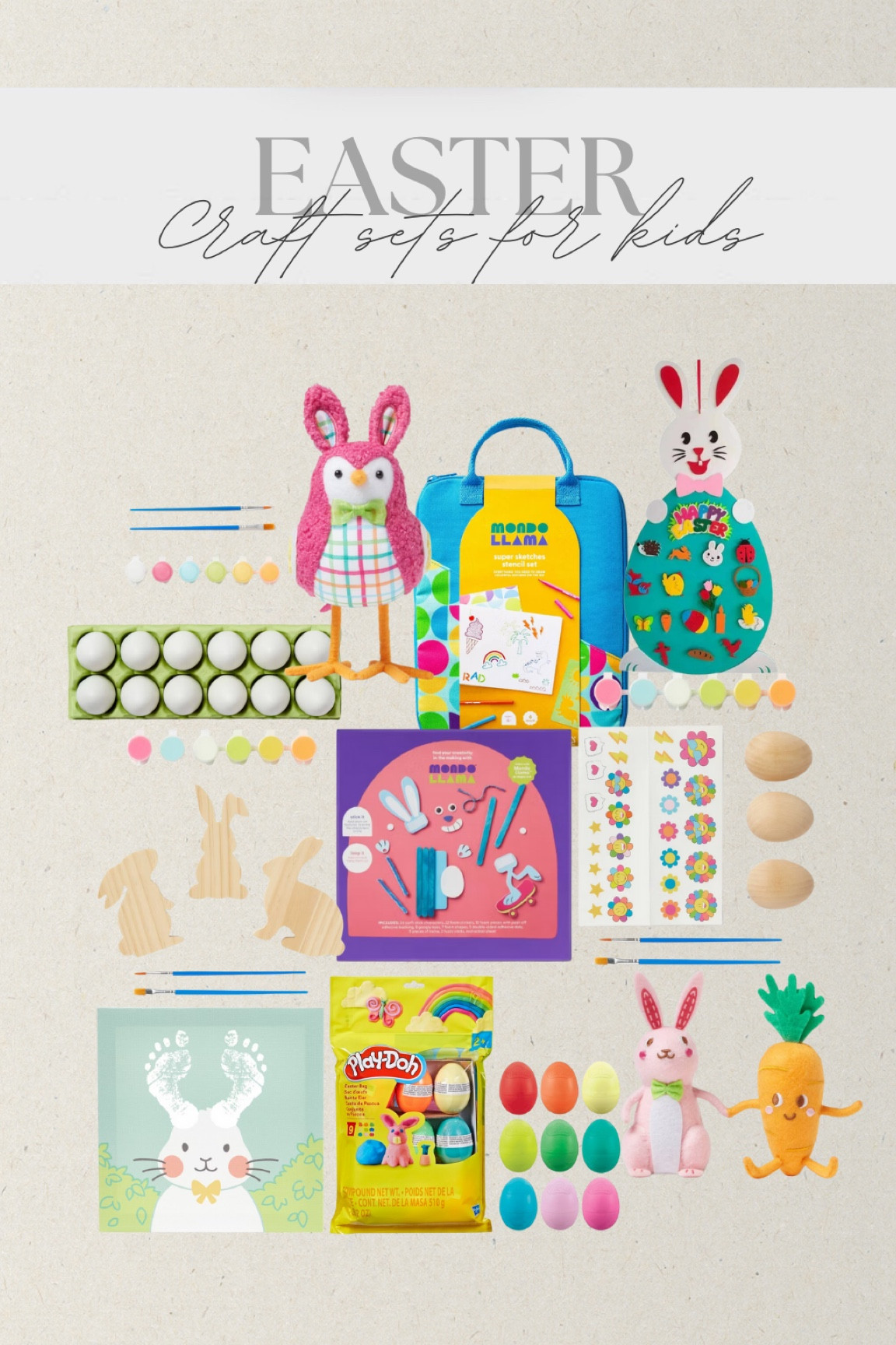 Easter — craft sets for kids under $20!🐣

#toddlerkids #toddlercrafts #craftsforkids #easterstuffers #easter #easterstuffersfortoddlers #craftsfortoddlers #easterbasket #toddlerfinds #toddleractivities #kidsactivities #eastereggcoloring #babysfirsteaster #eastergiftsforbaby #eastergiftsforkids #walmartfinds #walmartkids #walmarteaster #targeteaster #targetfinds #targetkids #amazonfinds #amazonkids #mondollama #babysfirsteasterprint #babyeasterprint #amazoneastercrafts #affordablefinds #easterplaydoheggs 

#LTKKids #LTKFamily #LTKBaby