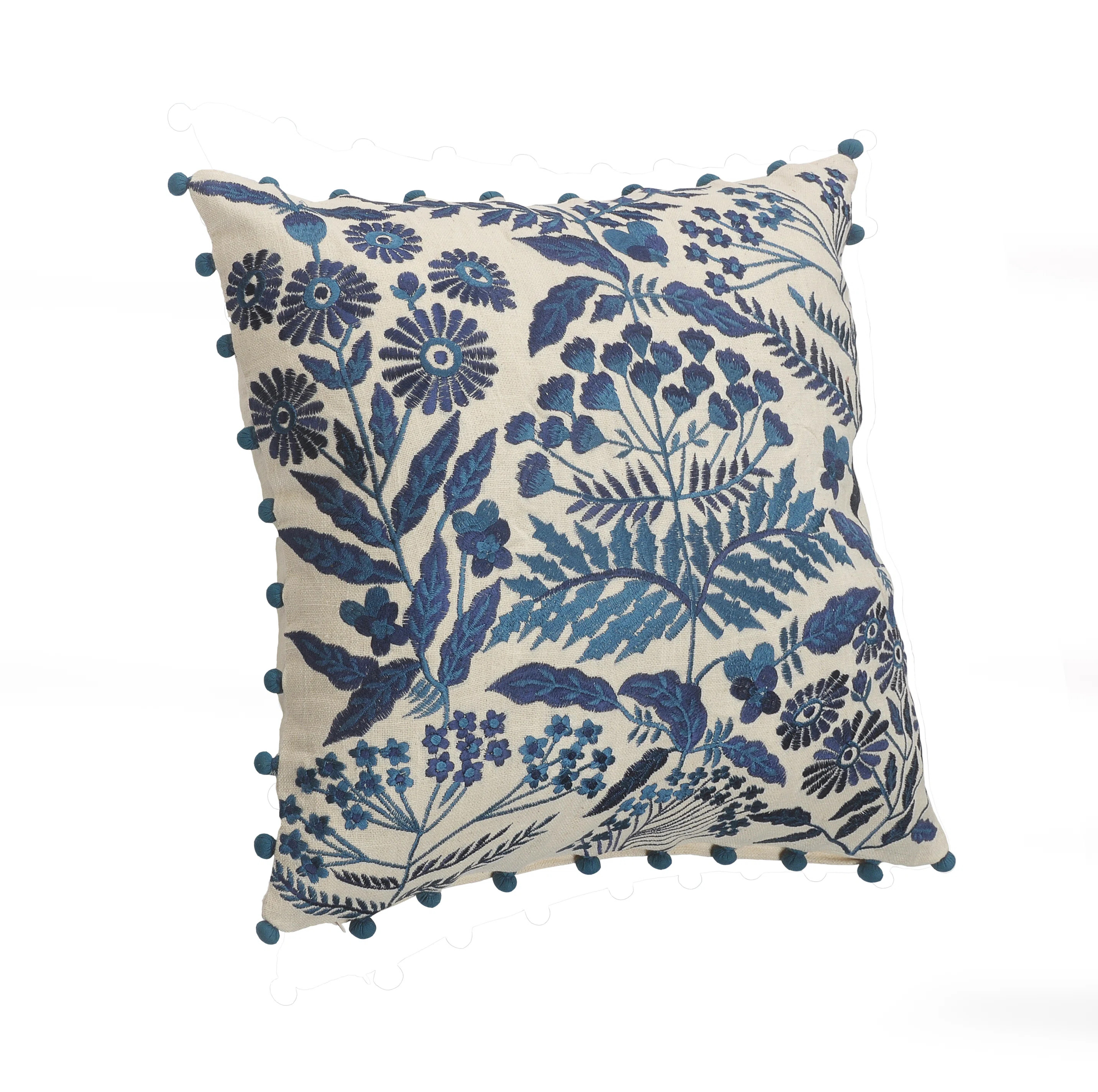 Throw Pillow Cotton Floral Throw Pillow | Wayfair North America