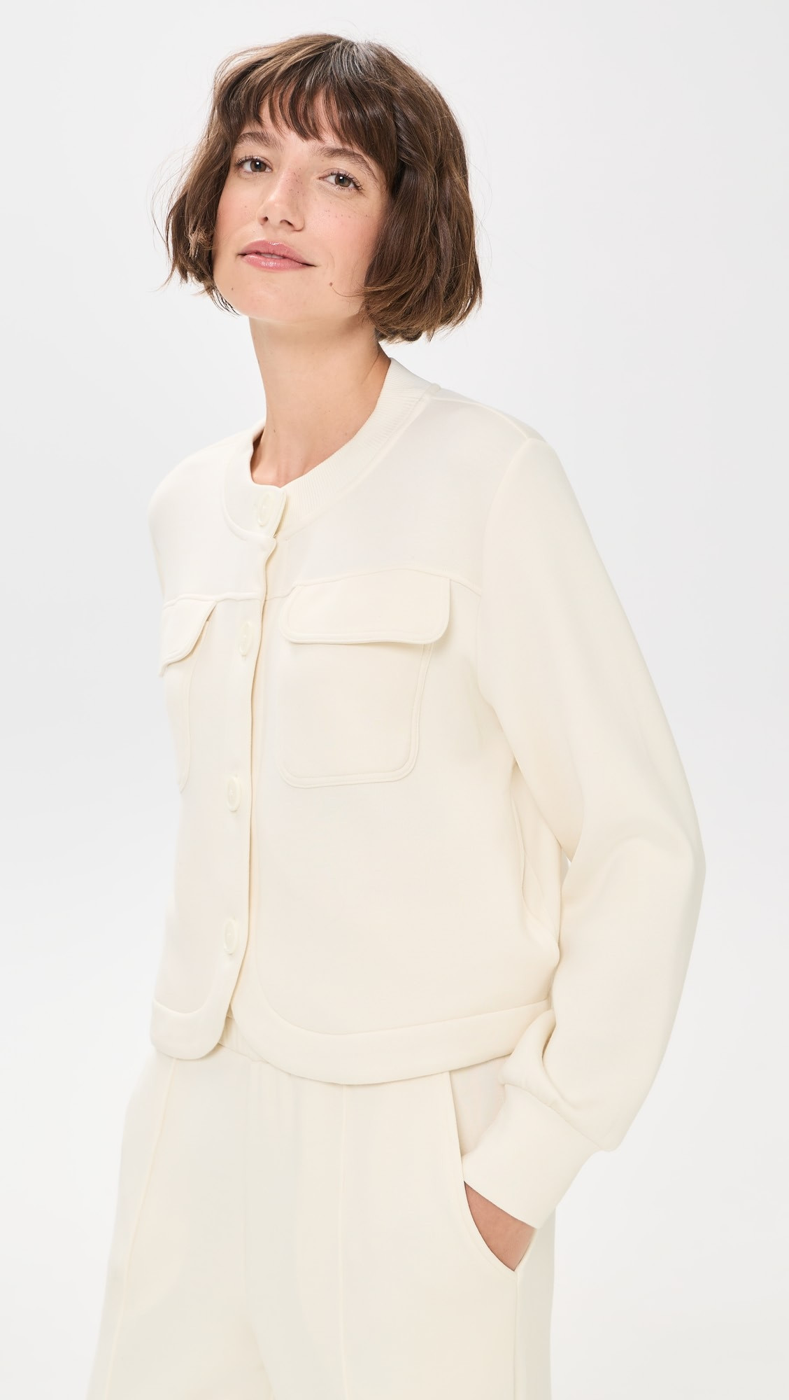 Hartwell Button Through Sweat Jacket | Shopbop
