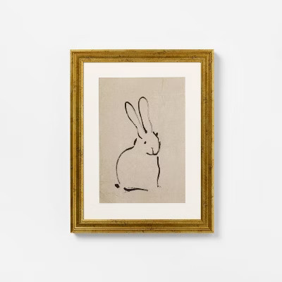 14"x18" Bunnies Framed Art - Threshold™ designed with Studio McGee | Target