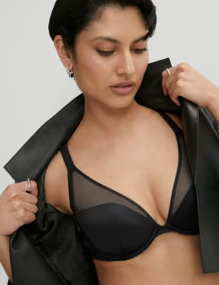 Tivoli Mesh Wired Plunge Bra A-E | Marks & Spencer (UK)