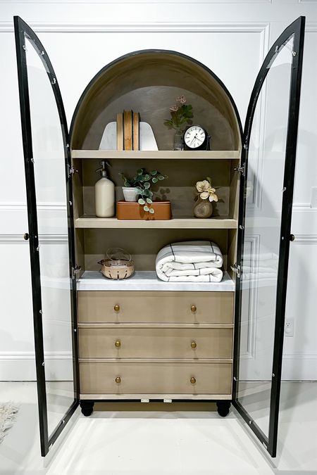 What I used to style my DIY arched cabinet (and a few other spaces lately).

#LTKfindsunder50 #LTKhome #LTKSpringSale