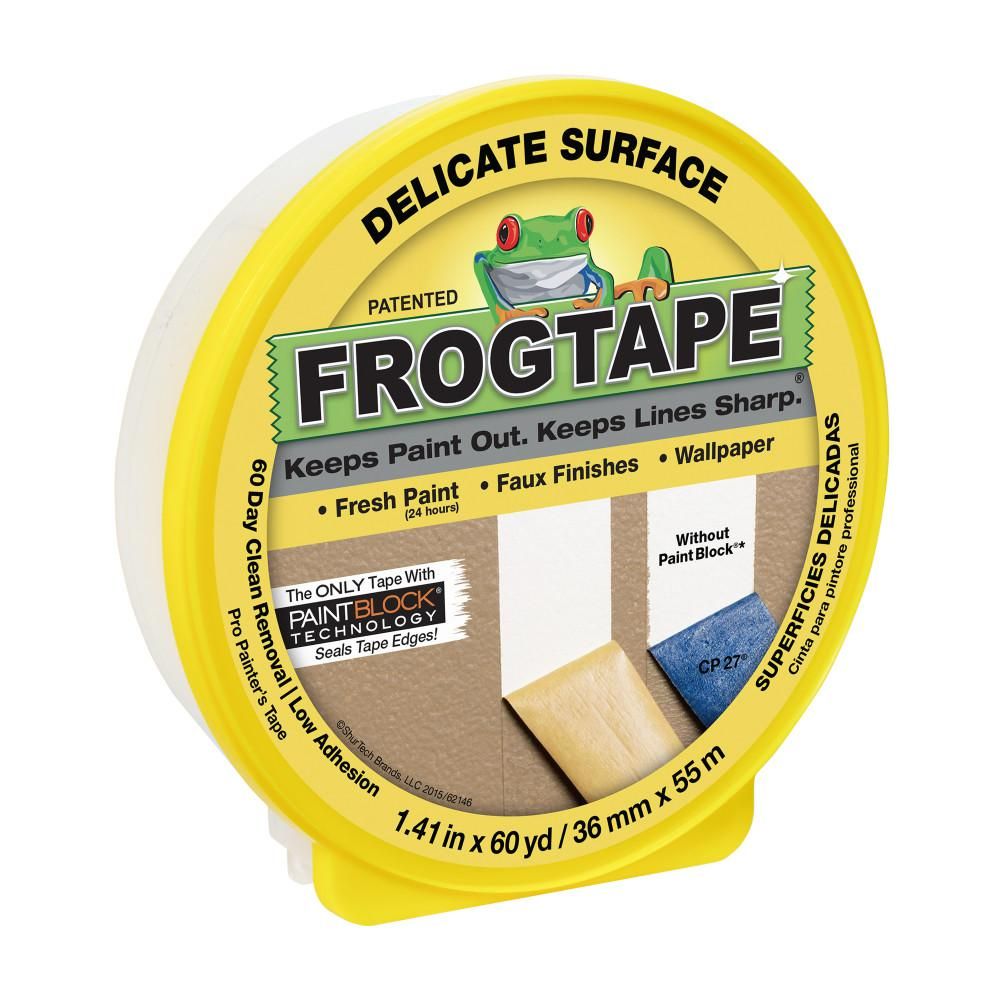Delicate Surface 1.41 in. x 60 yds. Painter's Tape with PaintBlock | The Home Depot