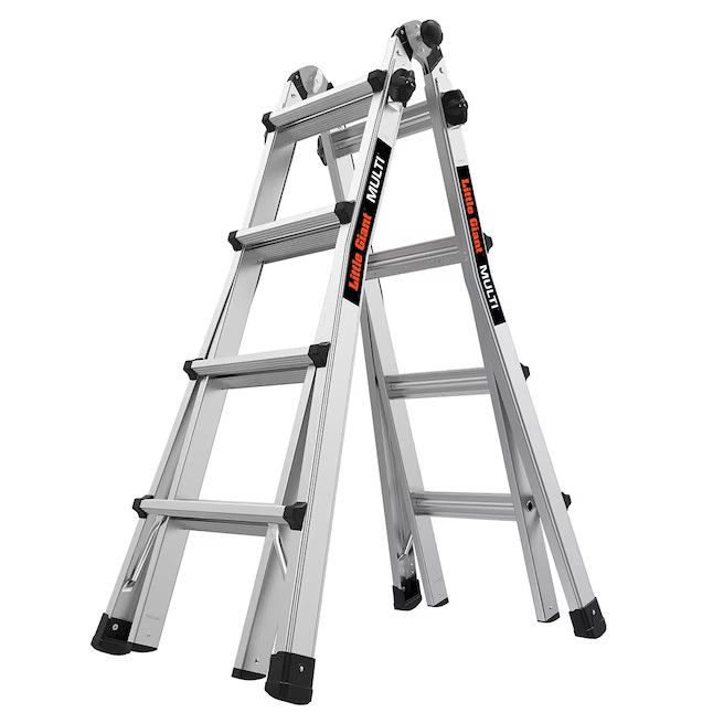 Little Giant Ladders Multi M17 18-ft Reach Type 1a- 300-lb Load Capacity Telescoping Multi-Positi... | Lowe's