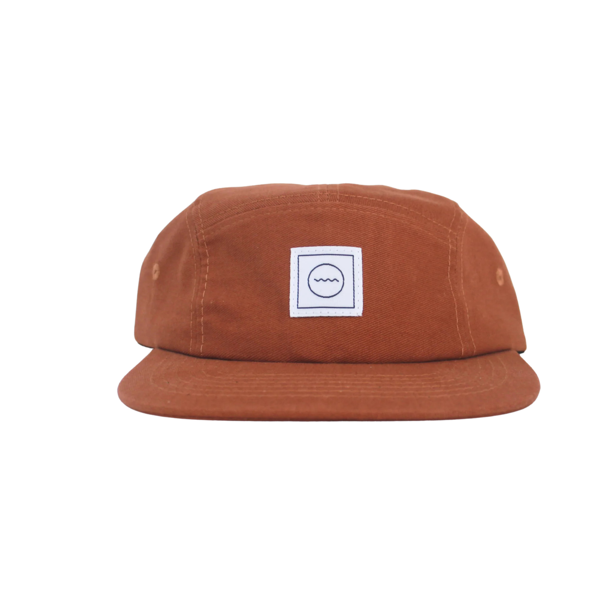 Cotton Five-Panel Hat in Rust | Rad River Co.
